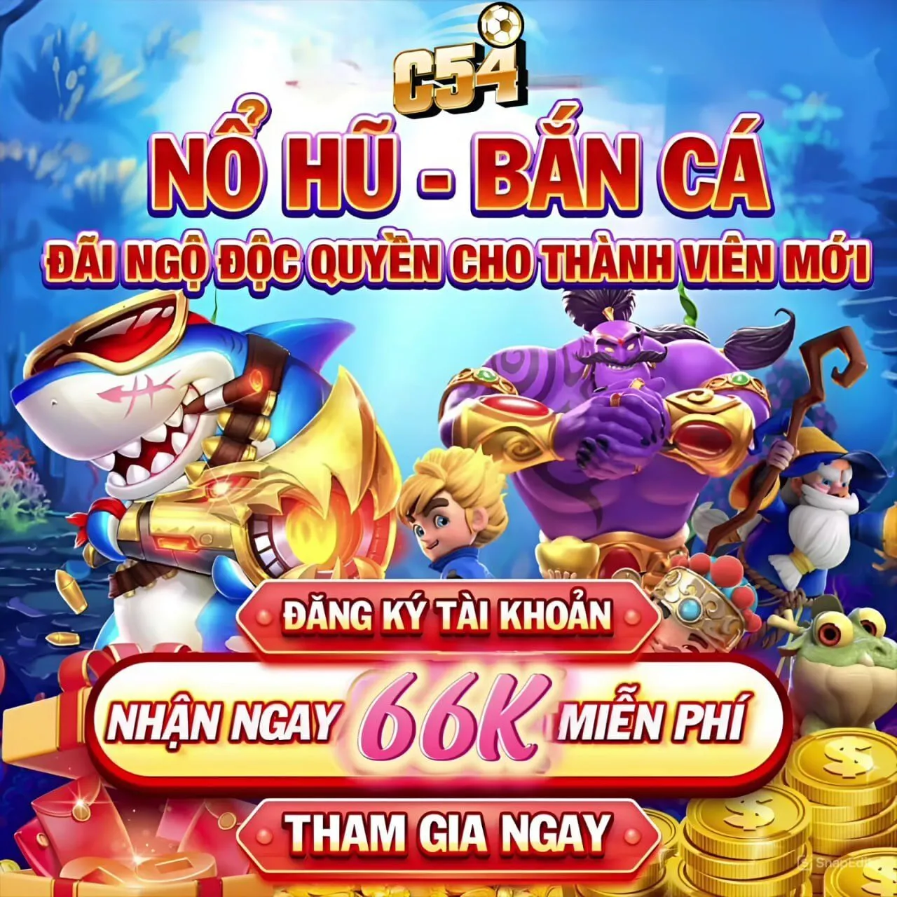 nổ hũ bắn cá tặng 66k